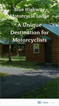 Mobile Screenshot of bluehighwaymotorcyclelodge.net